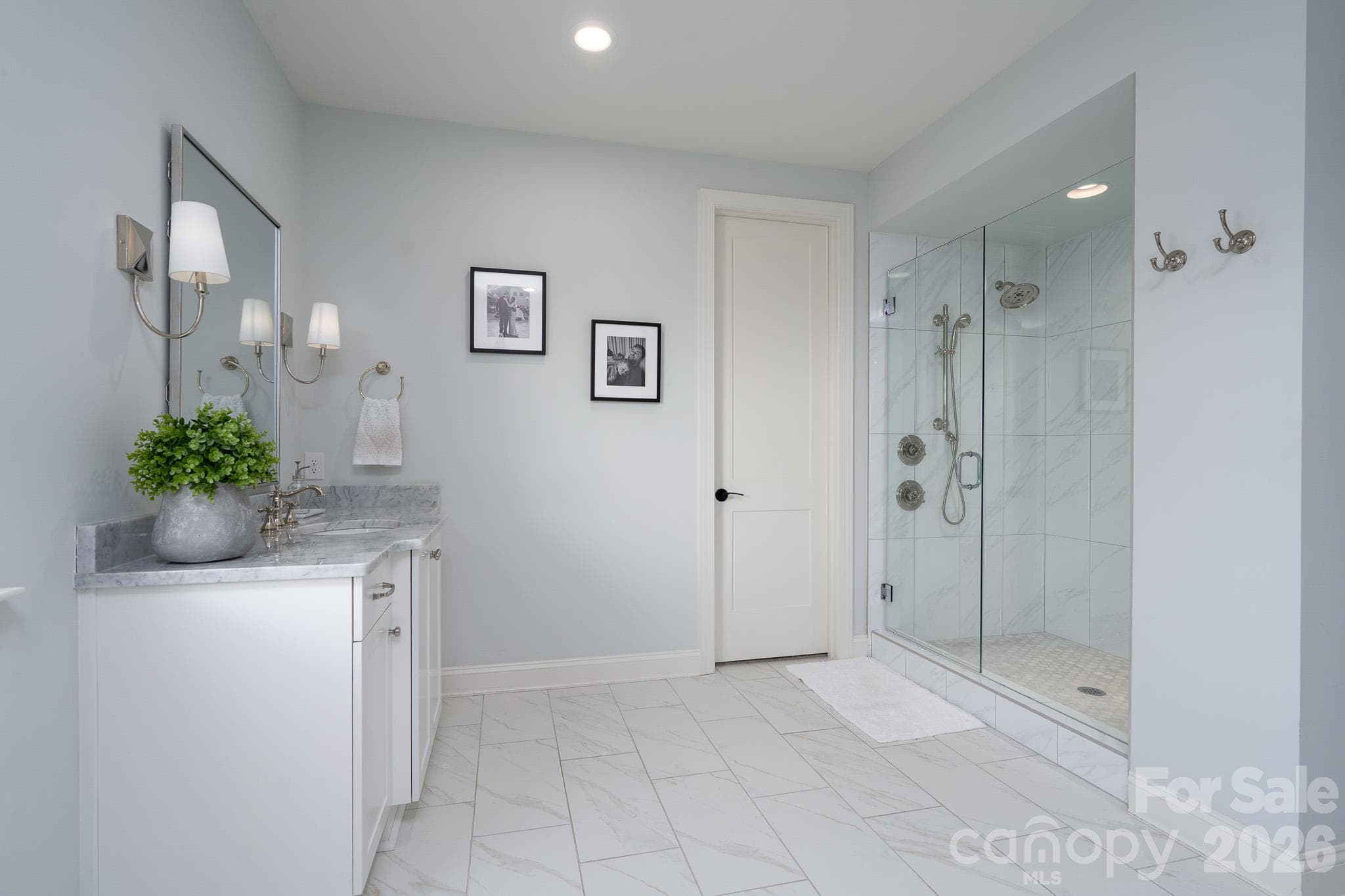 This wide-open Primary Bath allows each to have the space needed. - 9588 Pacing Lane NW, Concord