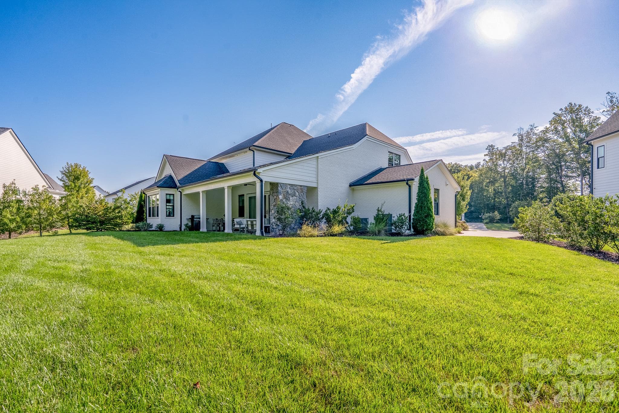 Wonderful large level back yard to enjoy - 9588 Pacing Lane NW, Concord