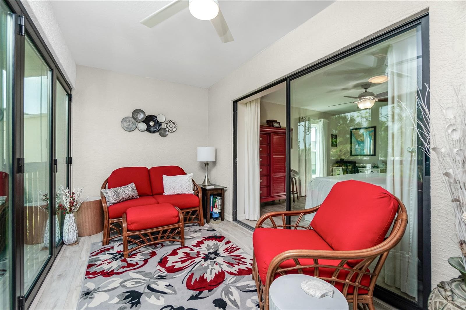 Florida room with Impact sliding glass doors - 4260 PLACIDA RD #9D, ENGLEWOOD