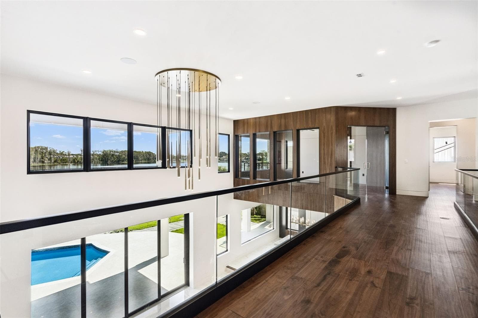 Solid wood floors upstairs - 9117 BAY POINT DR, ORLANDO