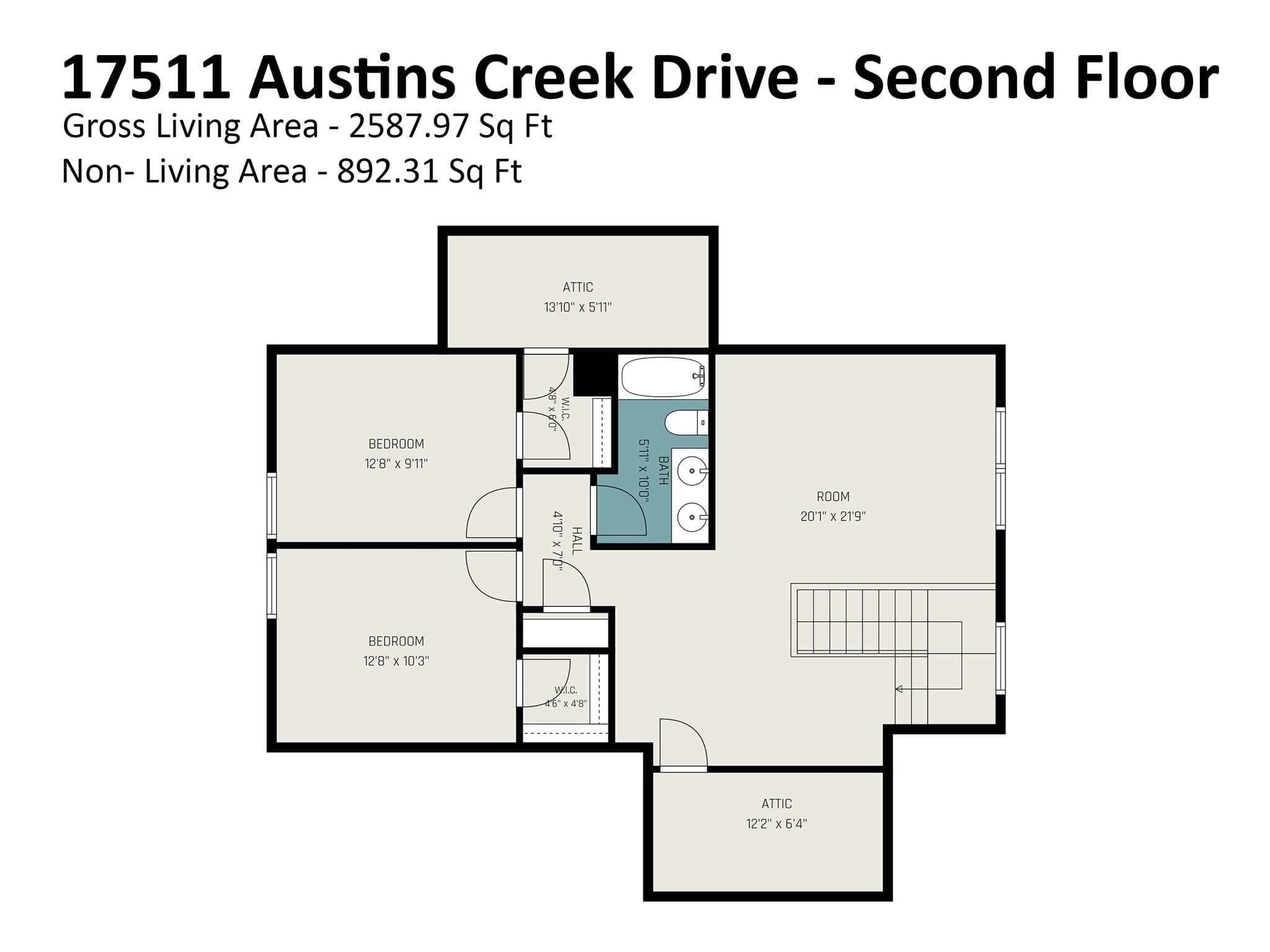 Single Family Residence at 17511 Austins Creek Drive, Charlotte, photo 45 of 48