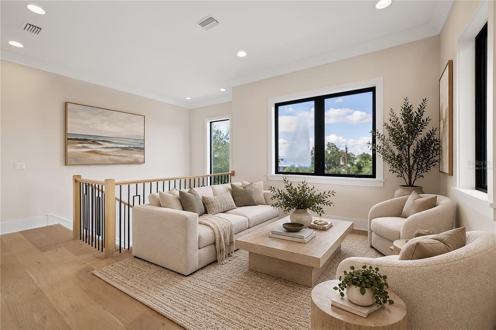 Upstairs loft, virtually staged - 4902 W SAN NICHOLAS ST, TAMPA
