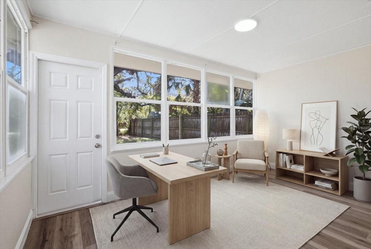 Virtually Staged 3rd Bedroom or Home Office - 1837 PASADENA DR, DUNEDIN