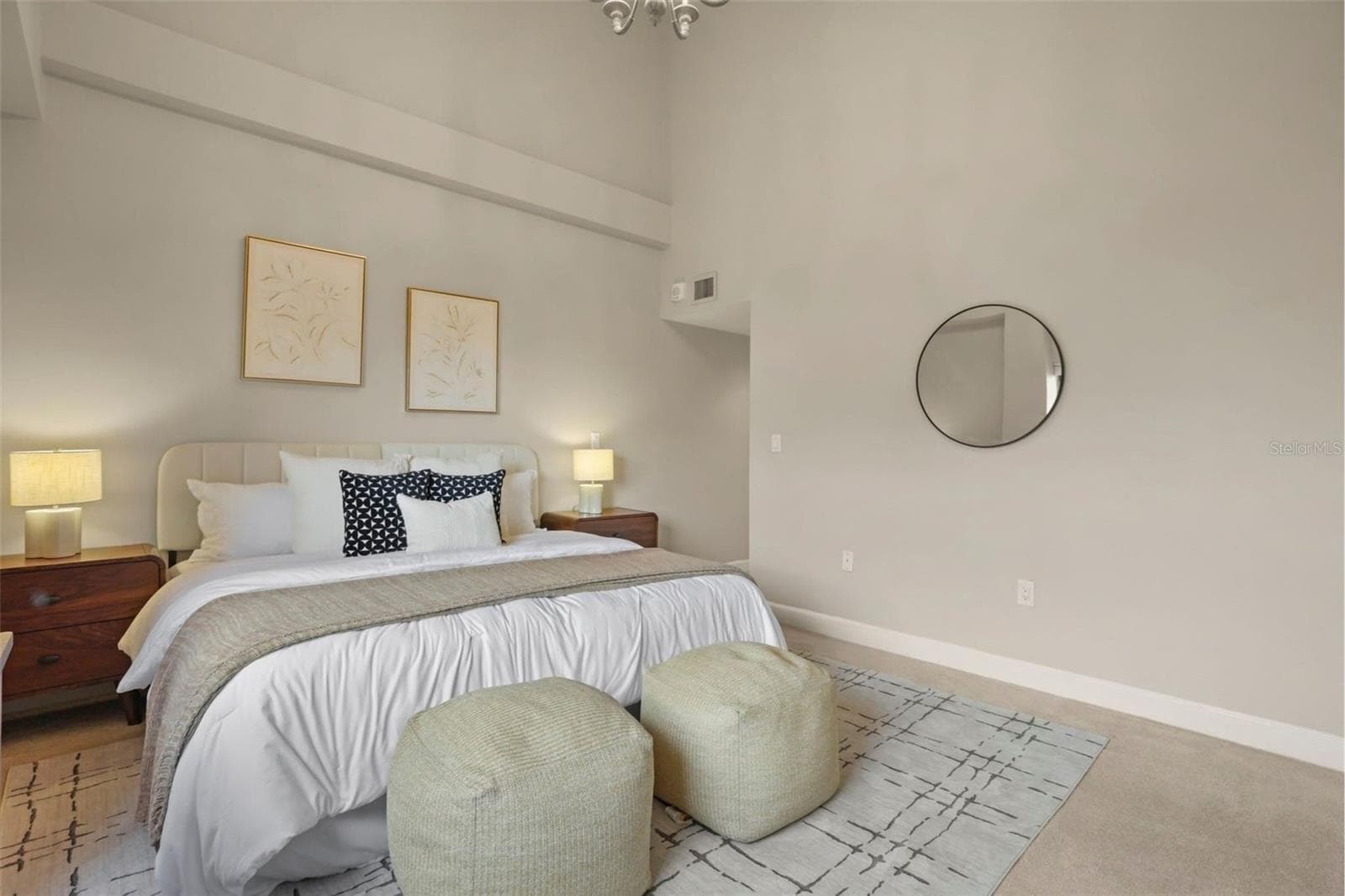 Vaulted ceilings continue to the primary suite in an expansive layout. - 300 CAROLINA AVE #402C, WINTER PARK