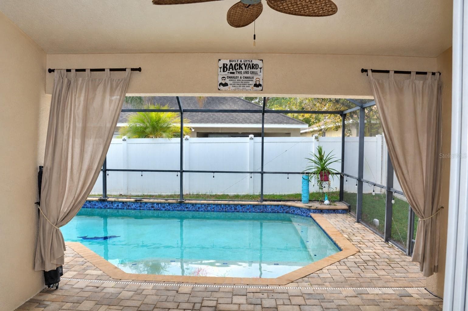 Sliding Door View - 421 THICKET CREST RD, SEFFNER