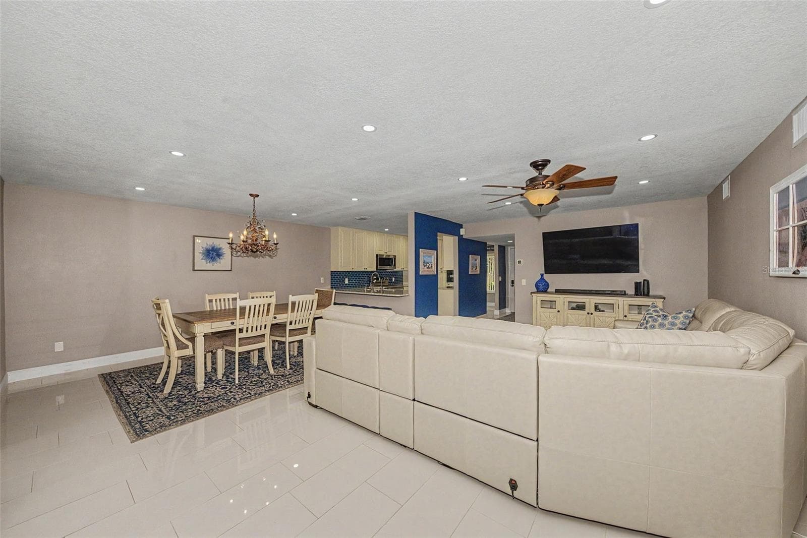 Living/Dining rooms - 1801 E LAKE RD #1D, PALM HARBOR