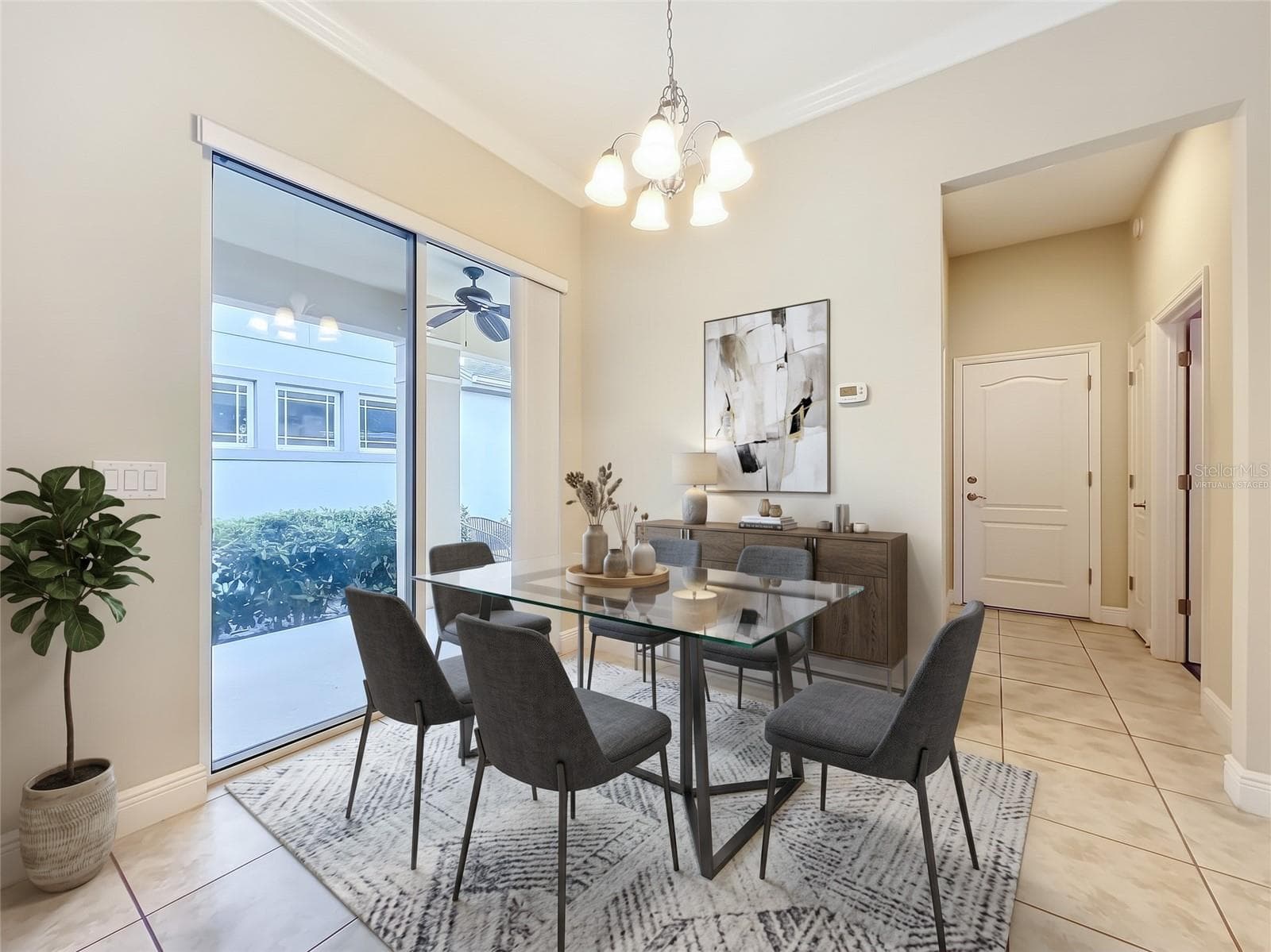 Virtually staged dining - 8461 GREIDER WAY, ORLANDO