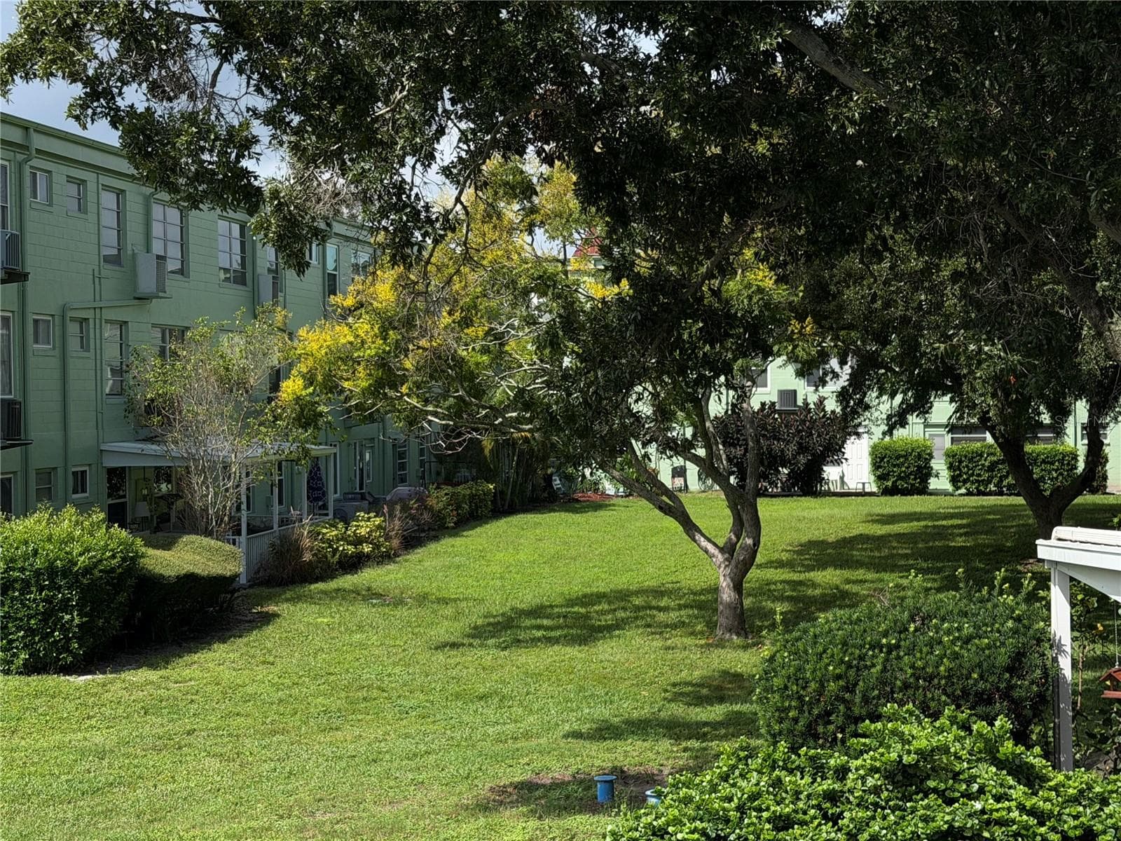 A little green space at the bottom of the steps - 2378 ECUADORIAN WAY #22, CLEARWATER
