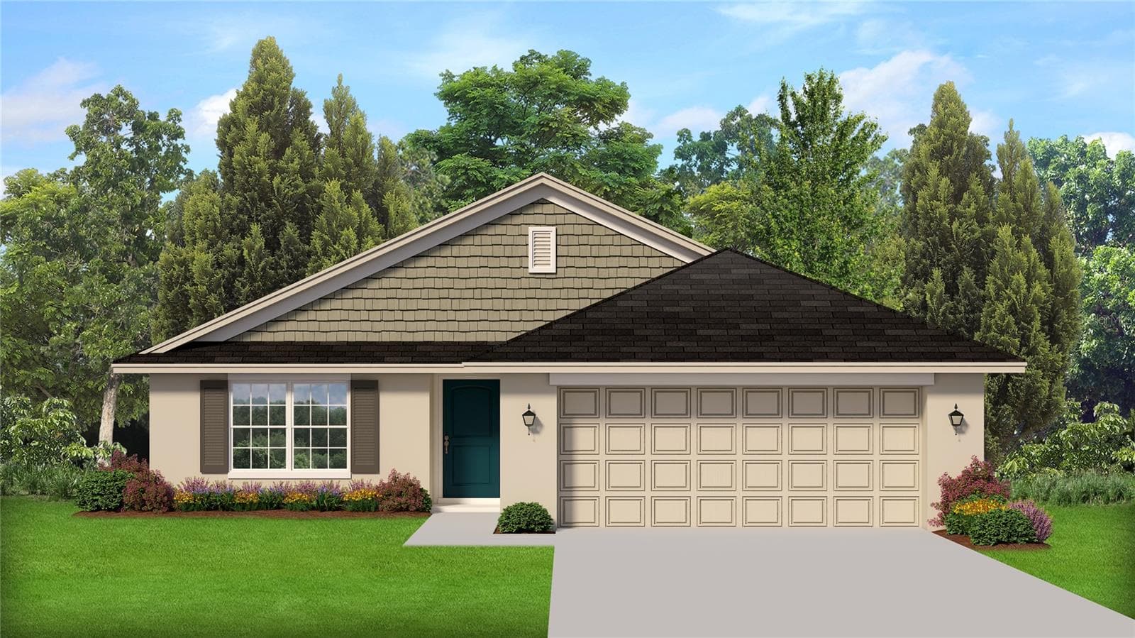 Rendering only. Not actual house or colors - 11603 GRACE RD, WEEKI WACHEE