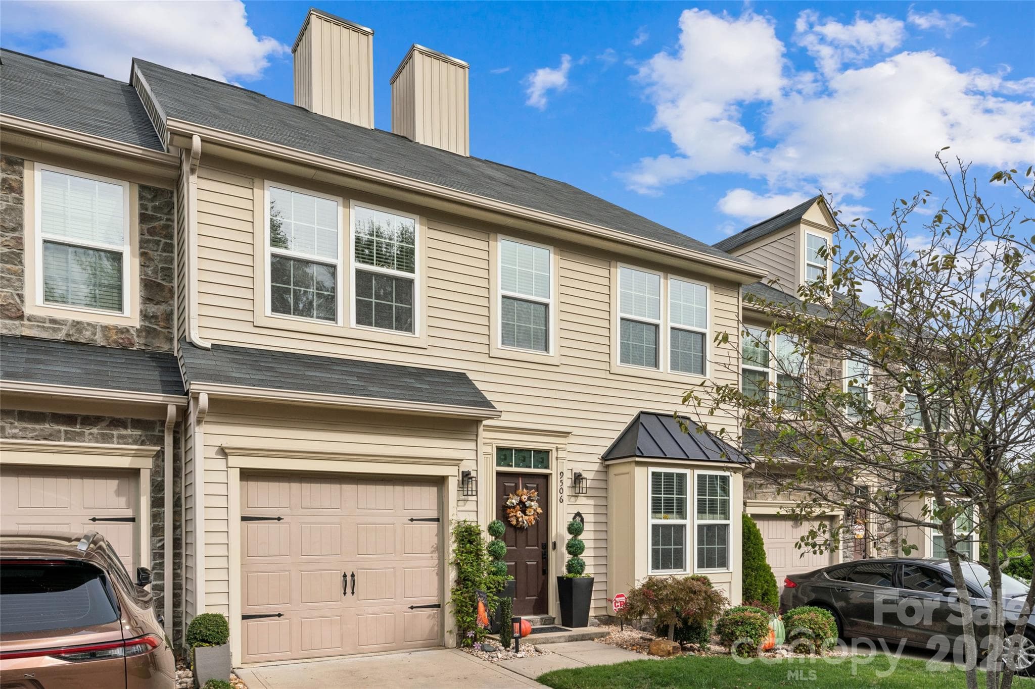 Exterior front-left - 9506 Birkwood Court, Charlotte