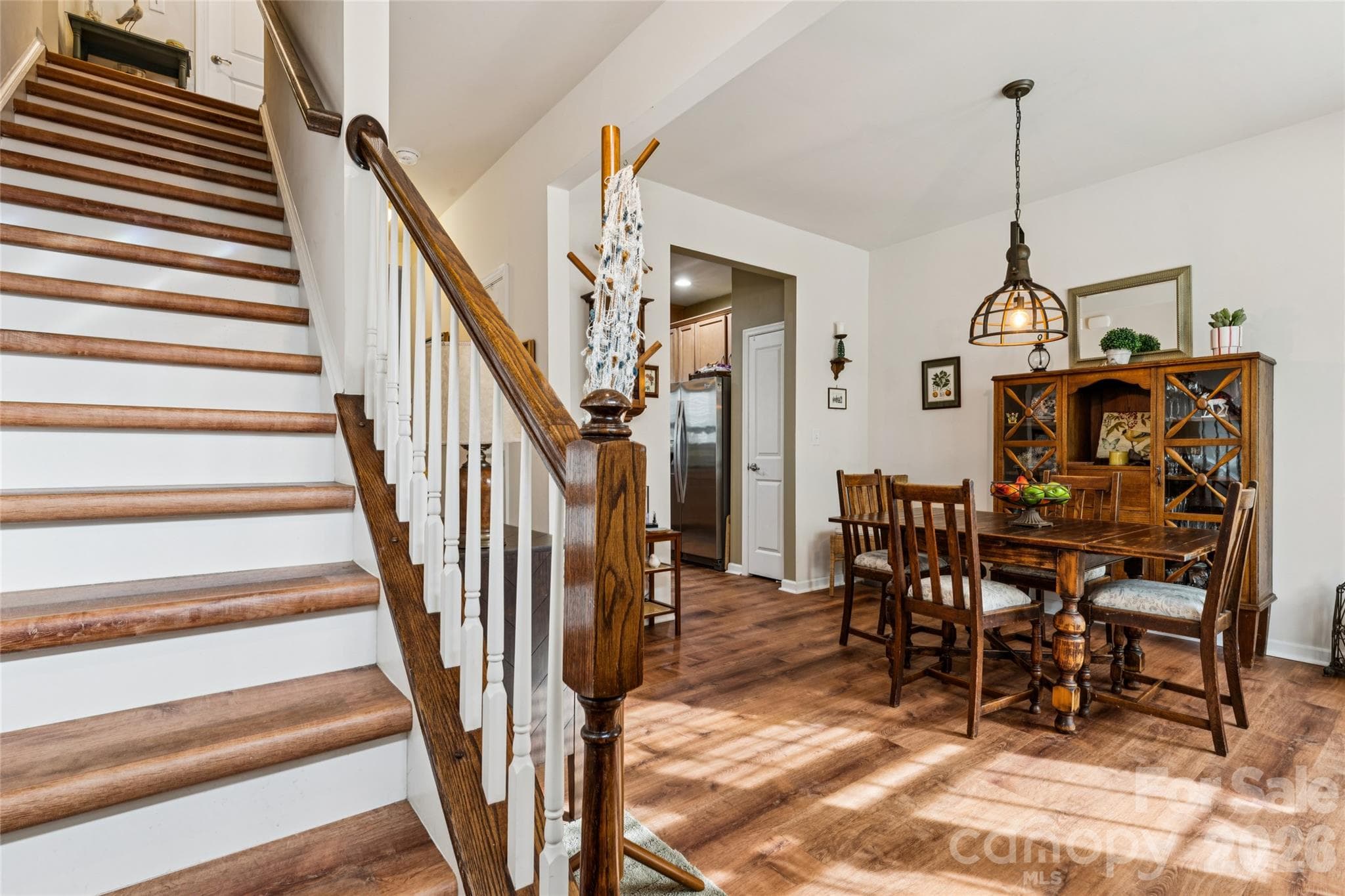 Entry looking toward Dining Room - 9506 Birkwood Court, Charlotte
