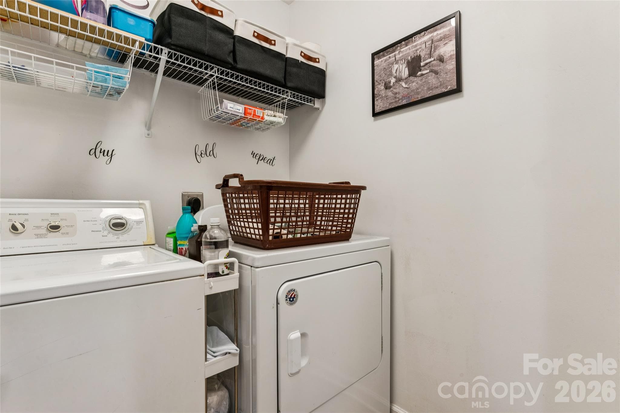 Upstairs laundry room - 9506 Birkwood Court, Charlotte