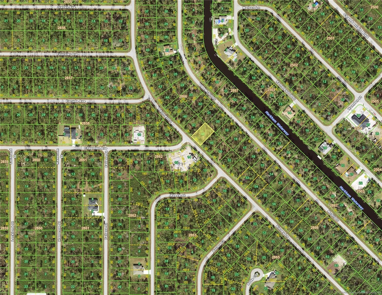 Land at 394 BINNEY (LOT 48) LN, PORT CHARLOTTE, photo 3 of 3