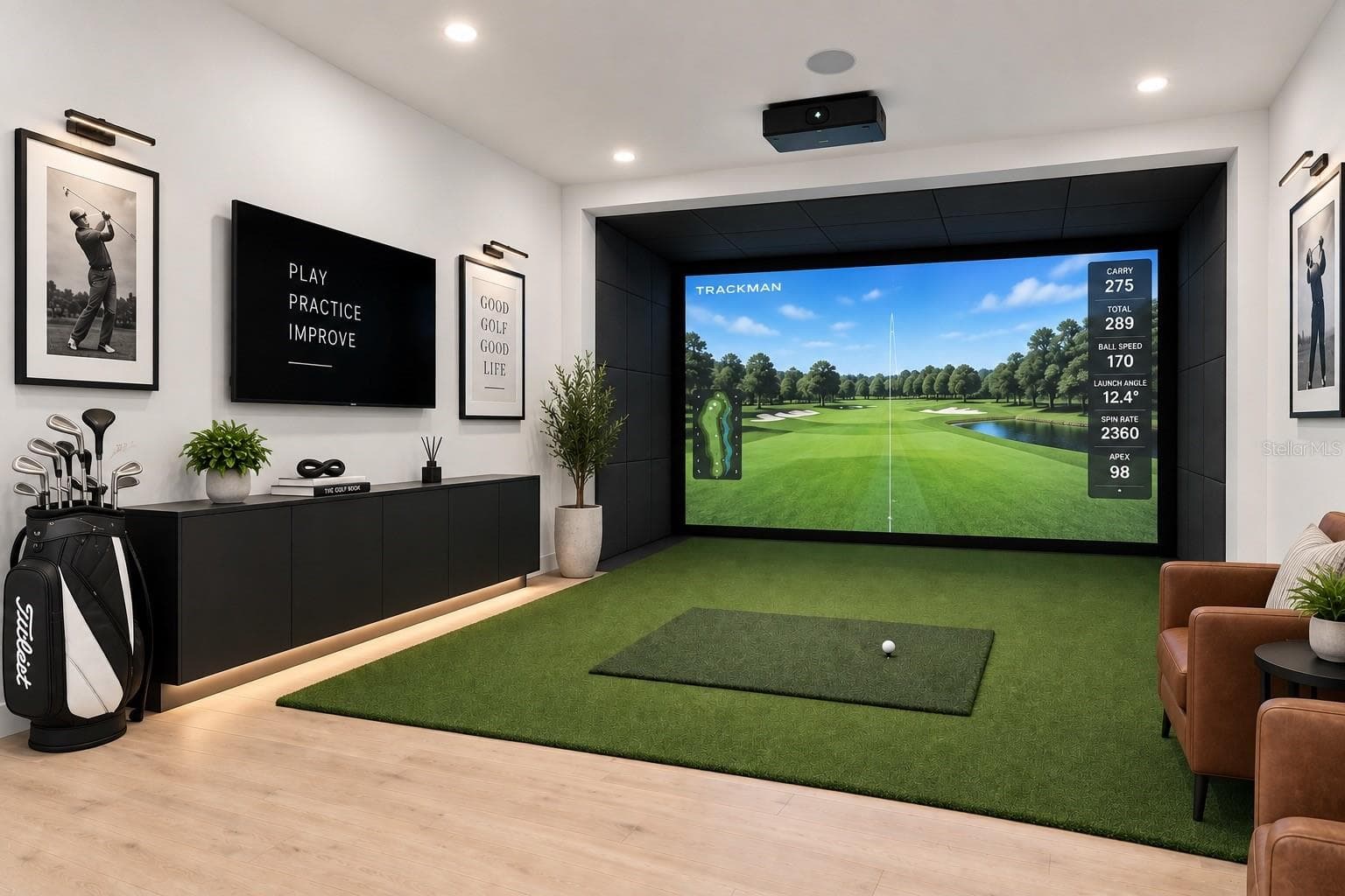 Golf Simulator Room - 803 GUISANDO DE AVILA, TAMPA