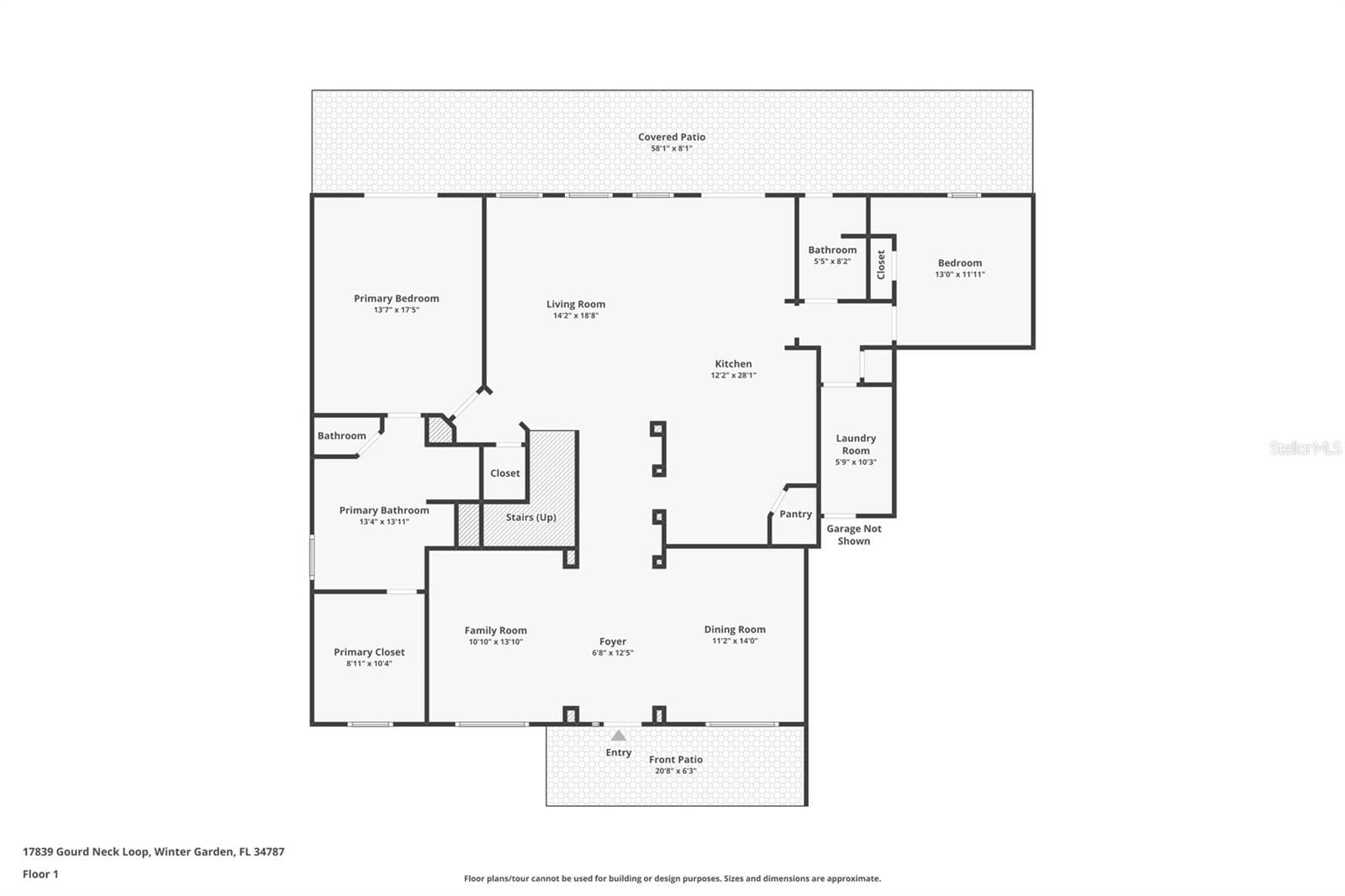 Floor Plan - 1st Floor - 17839 GOURD NECK LOOP, WINTER GARDEN