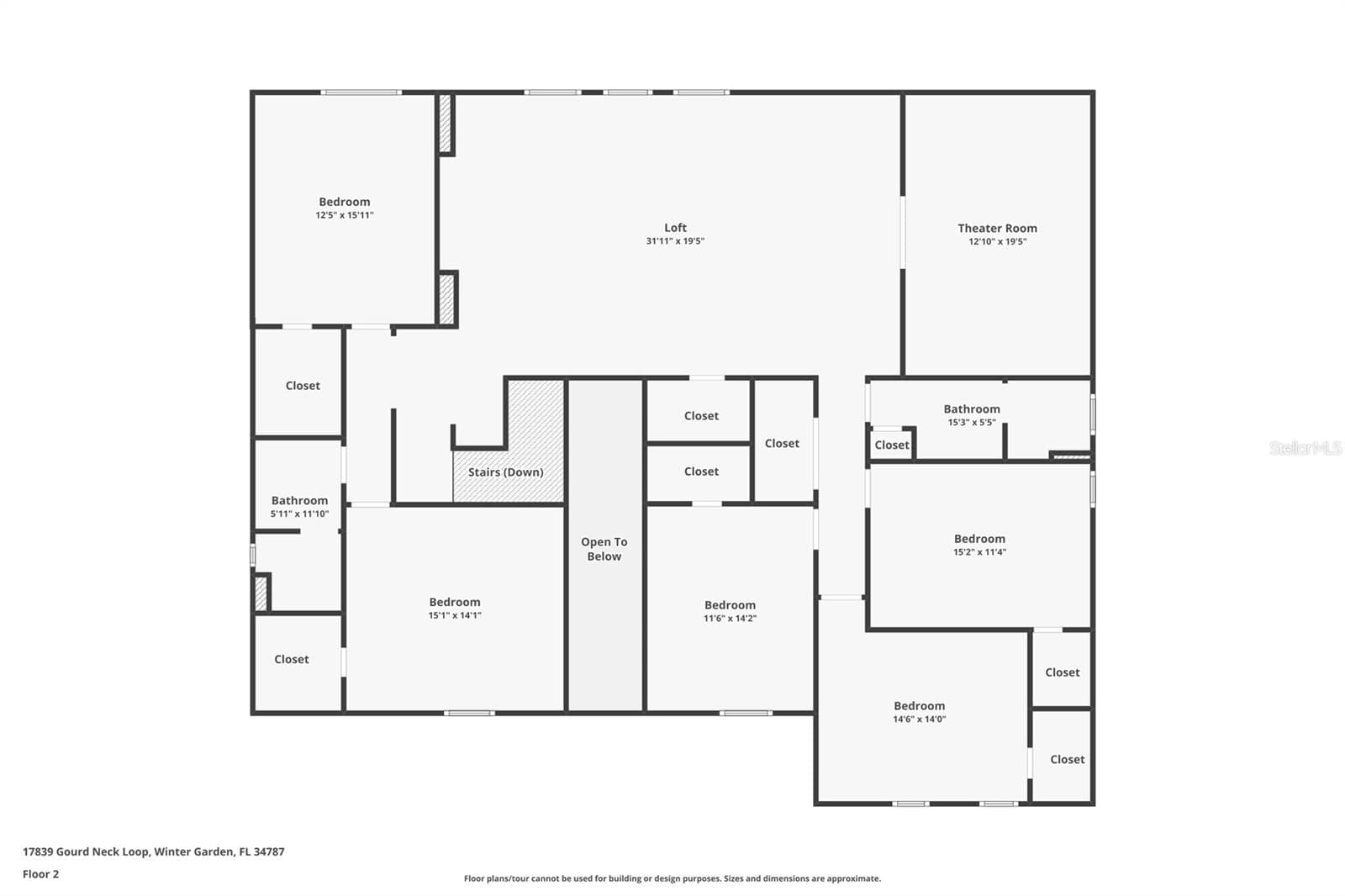 Floor Plan - 2nd Floor - 17839 GOURD NECK LOOP, WINTER GARDEN