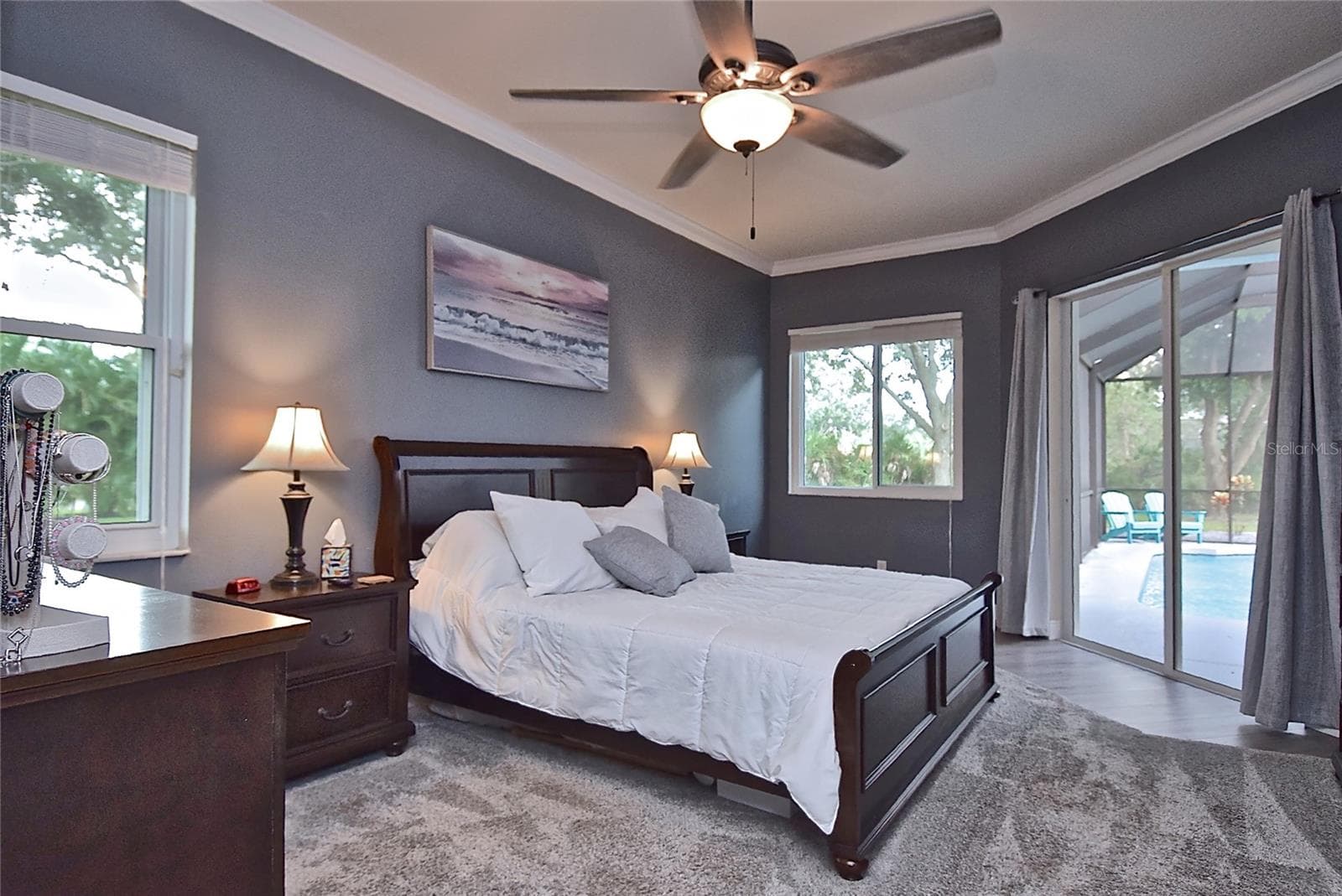 Primary bedroom - 8309 MISTY LAKE CIR, SARASOTA