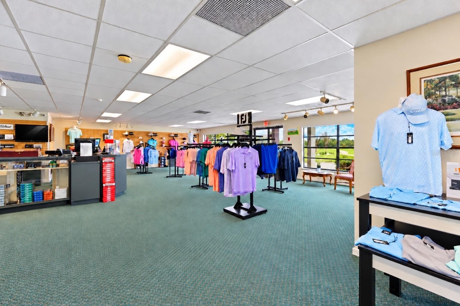 Golf pro shop, enhanced colors and TV darkened - 8309 MISTY LAKE CIR, SARASOTA