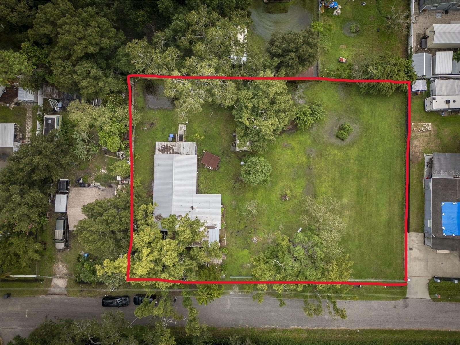 Approximate property lines - 3514 S 74TH ST, TAMPA