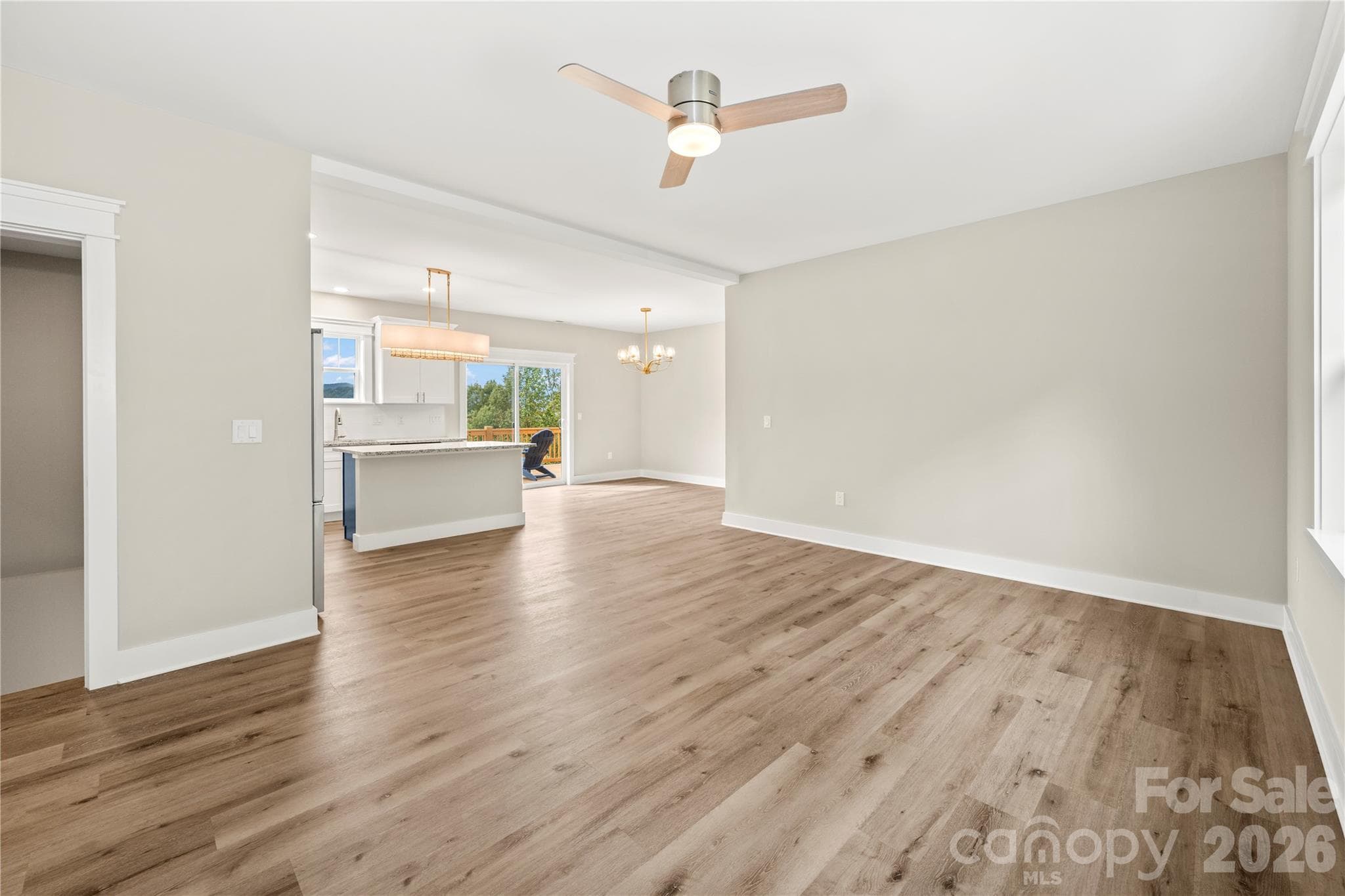 Main level living room. - 9 Nellie Bell Lane, Swannanoa