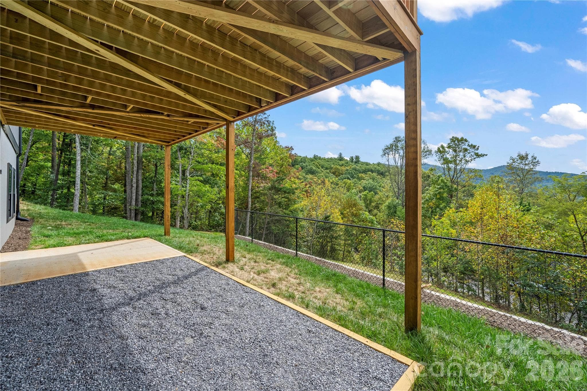 Lower level patio - 9 Nellie Bell Lane, Swannanoa