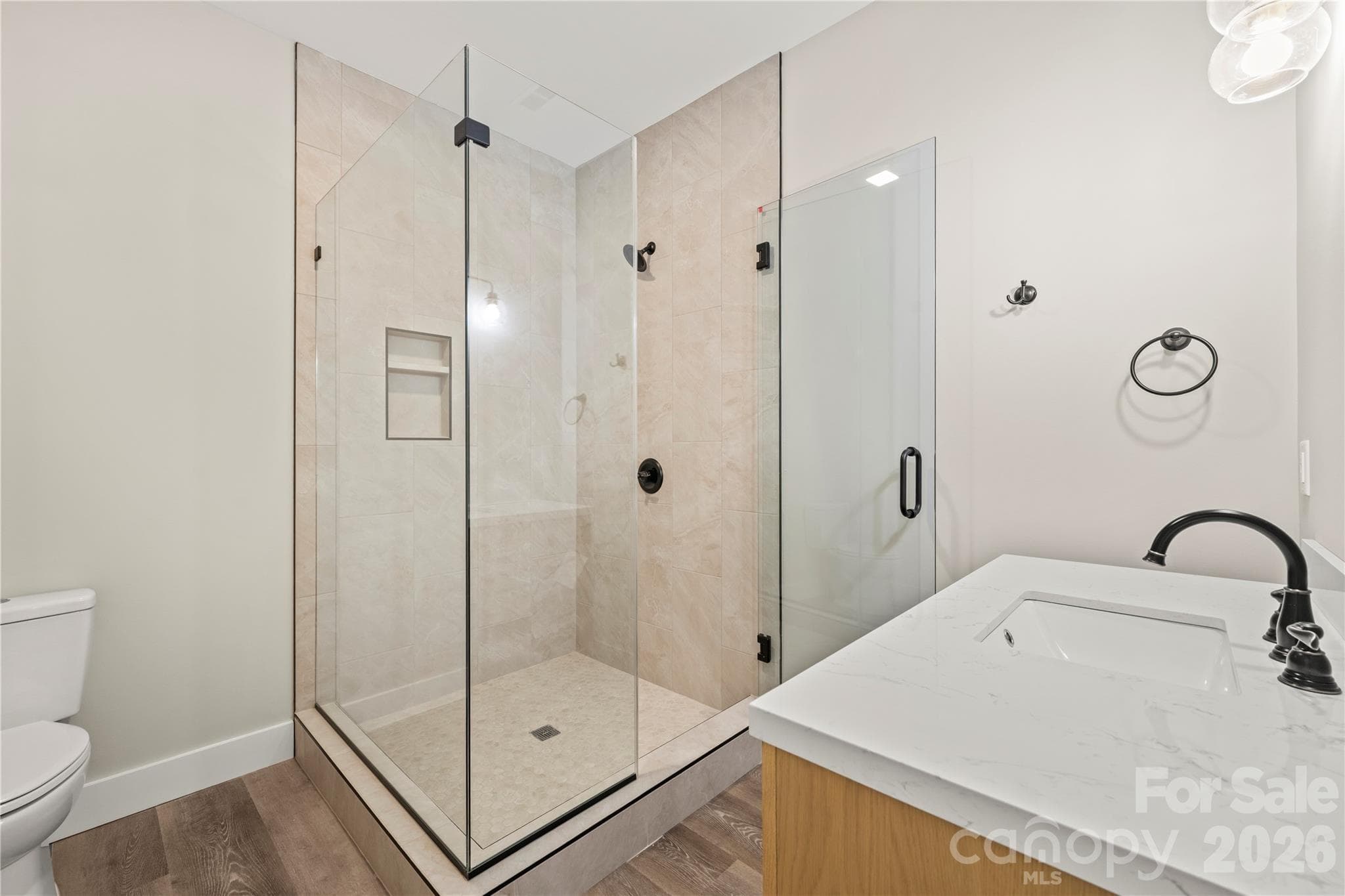Lower level guest bath - 9 Nellie Bell Lane, Swannanoa