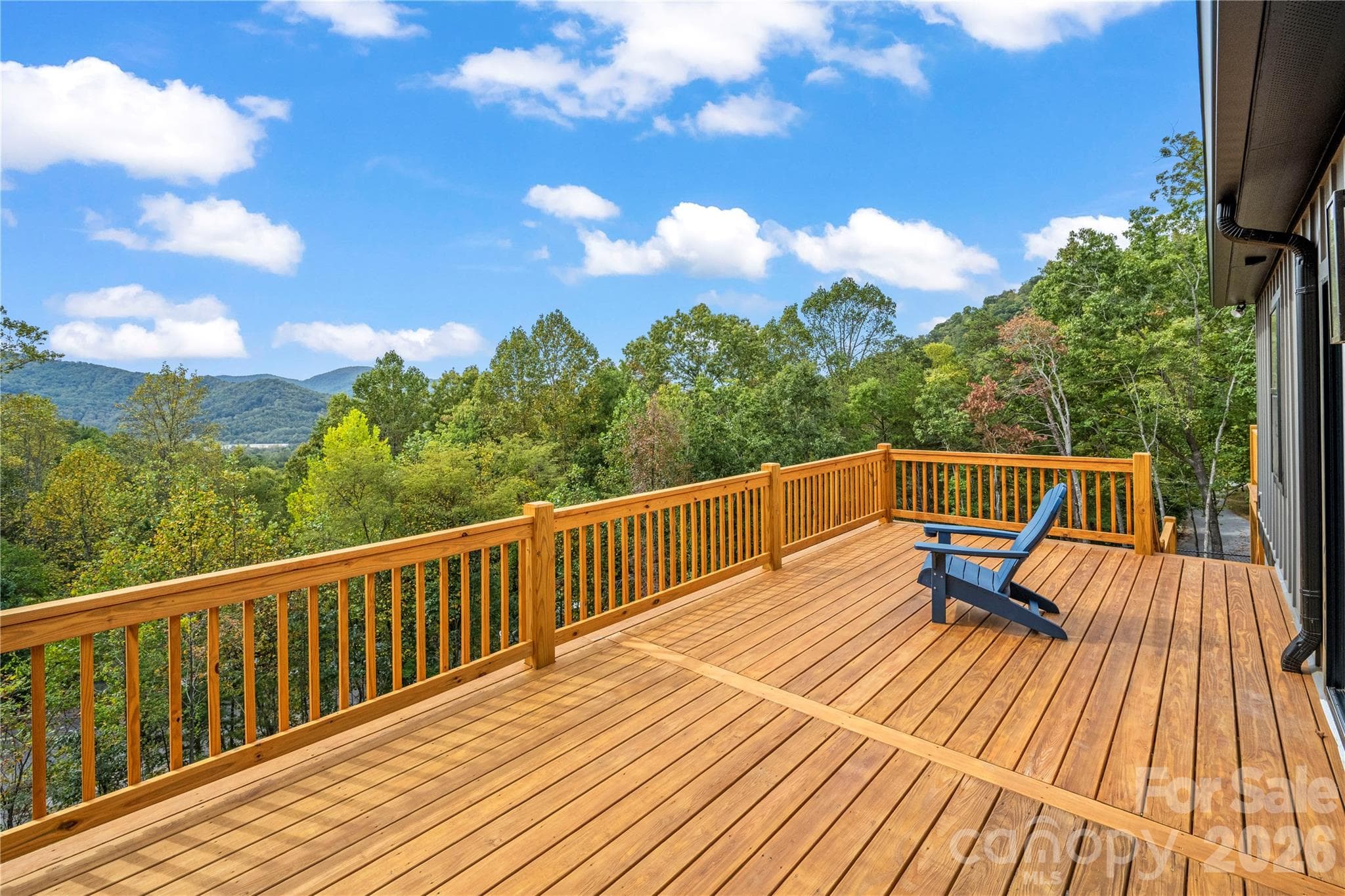 deck just of kitchen - 9 Nellie Bell Lane, Swannanoa