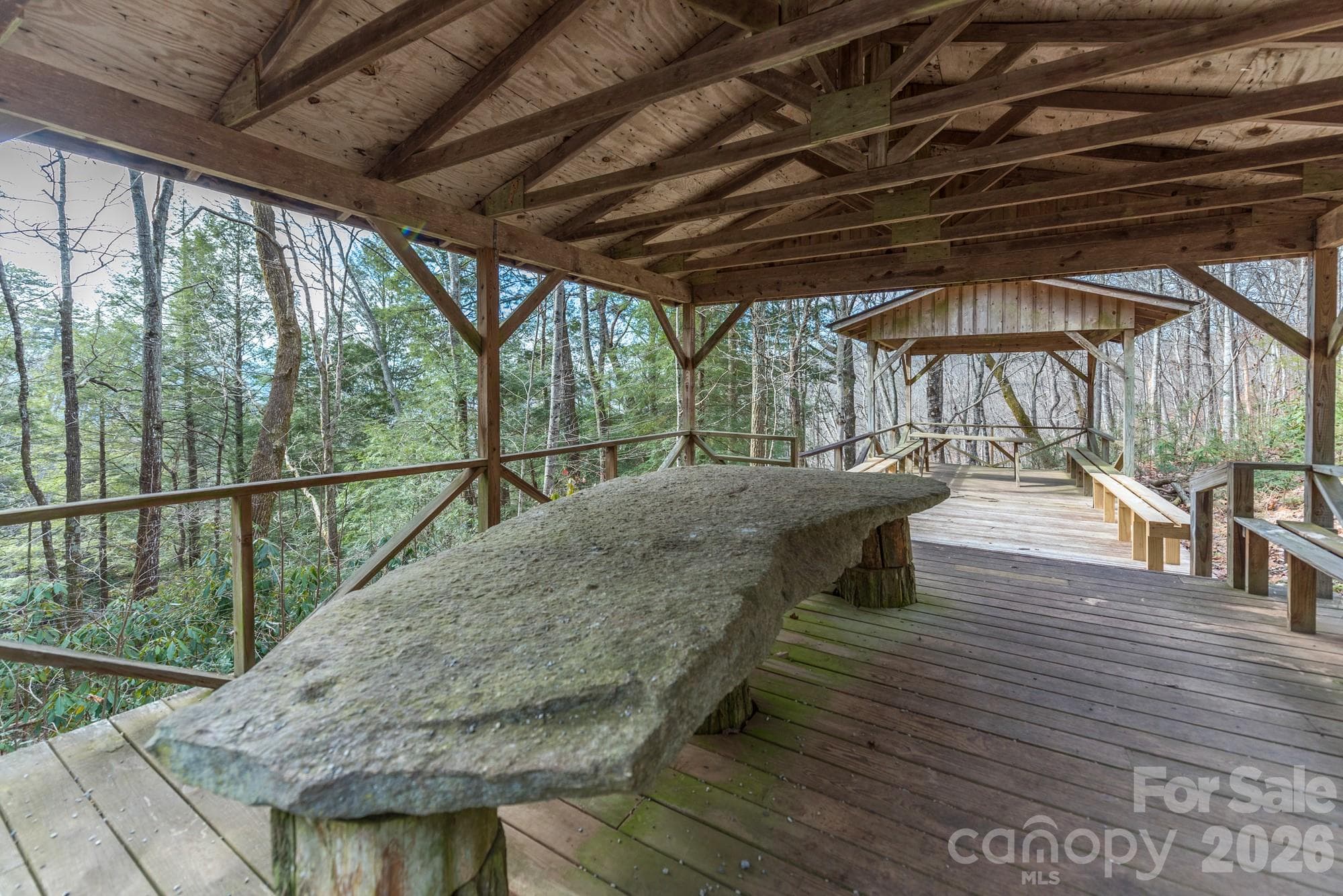 Waterfall Park offers covered picnic sheds featuring rock tables. - 54 Winning Way, Old Fort