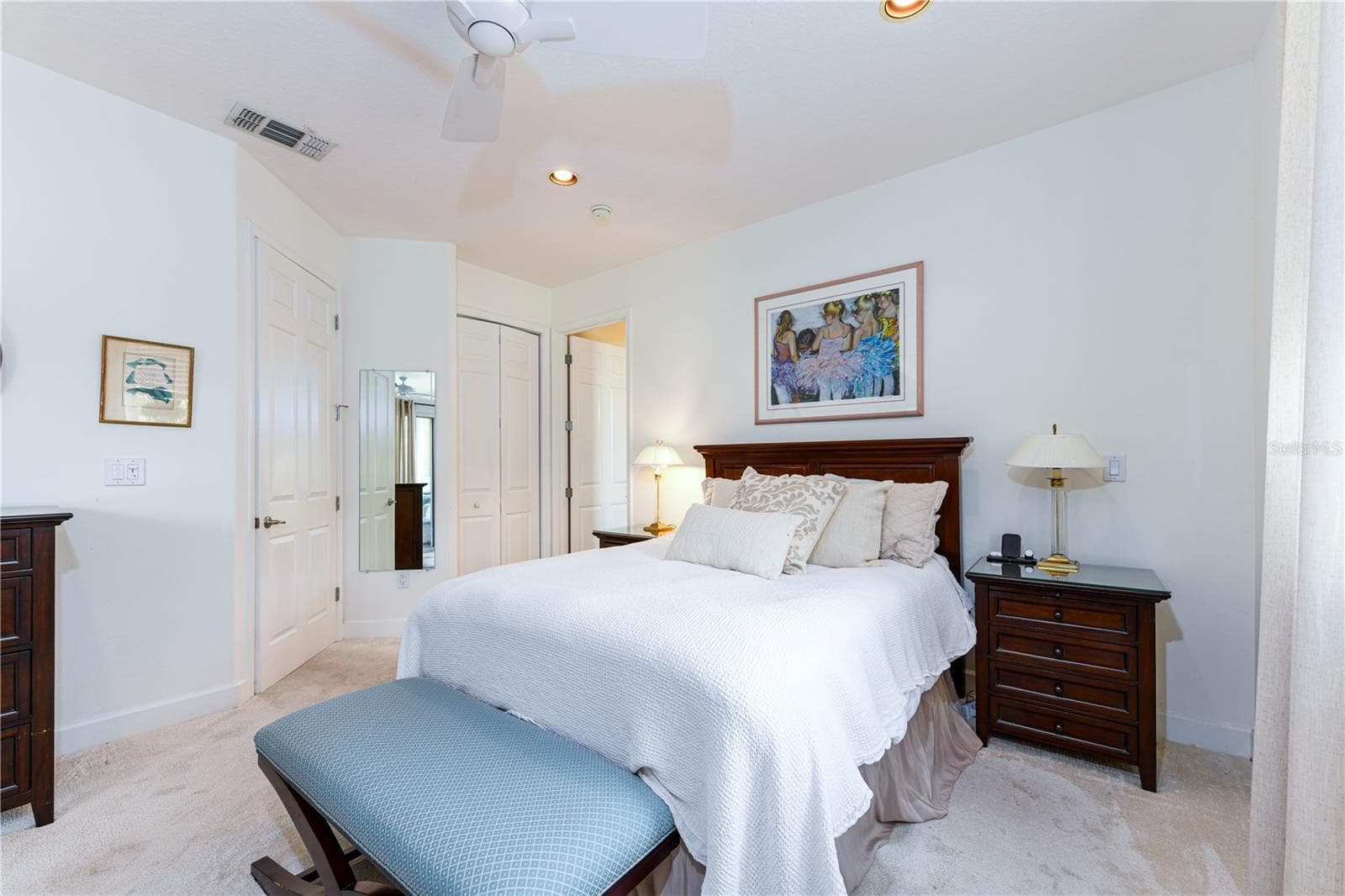 Primary Bedroom with ensuite bath - 8049 TYBEE CT #8049, UNIVERSITY PARK