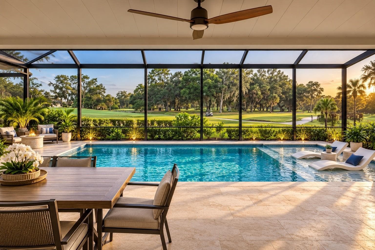 Virtual Rendering of Pool - 4864 HAWKSHEAD PARK, SARASOTA