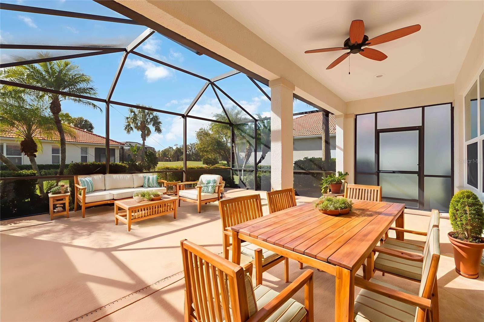 Virtual Staging - Extended Lanai - 9616 TURNING LEAF TER, BRADENTON