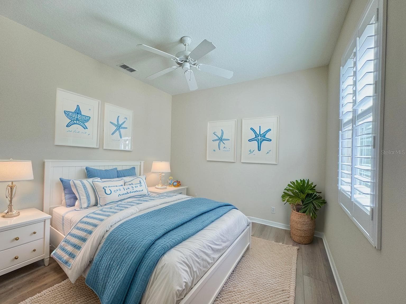Virtual Staging - Guest Bedroom - 9616 TURNING LEAF TER, BRADENTON