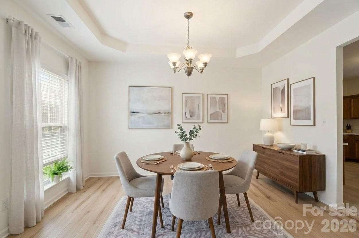 Virtually Staged Dining - 7202 Red Bush Court, Indian Trail