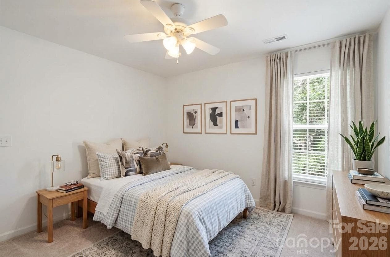 Virtually Staged 2nd bedroom - 7202 Red Bush Court, Indian Trail