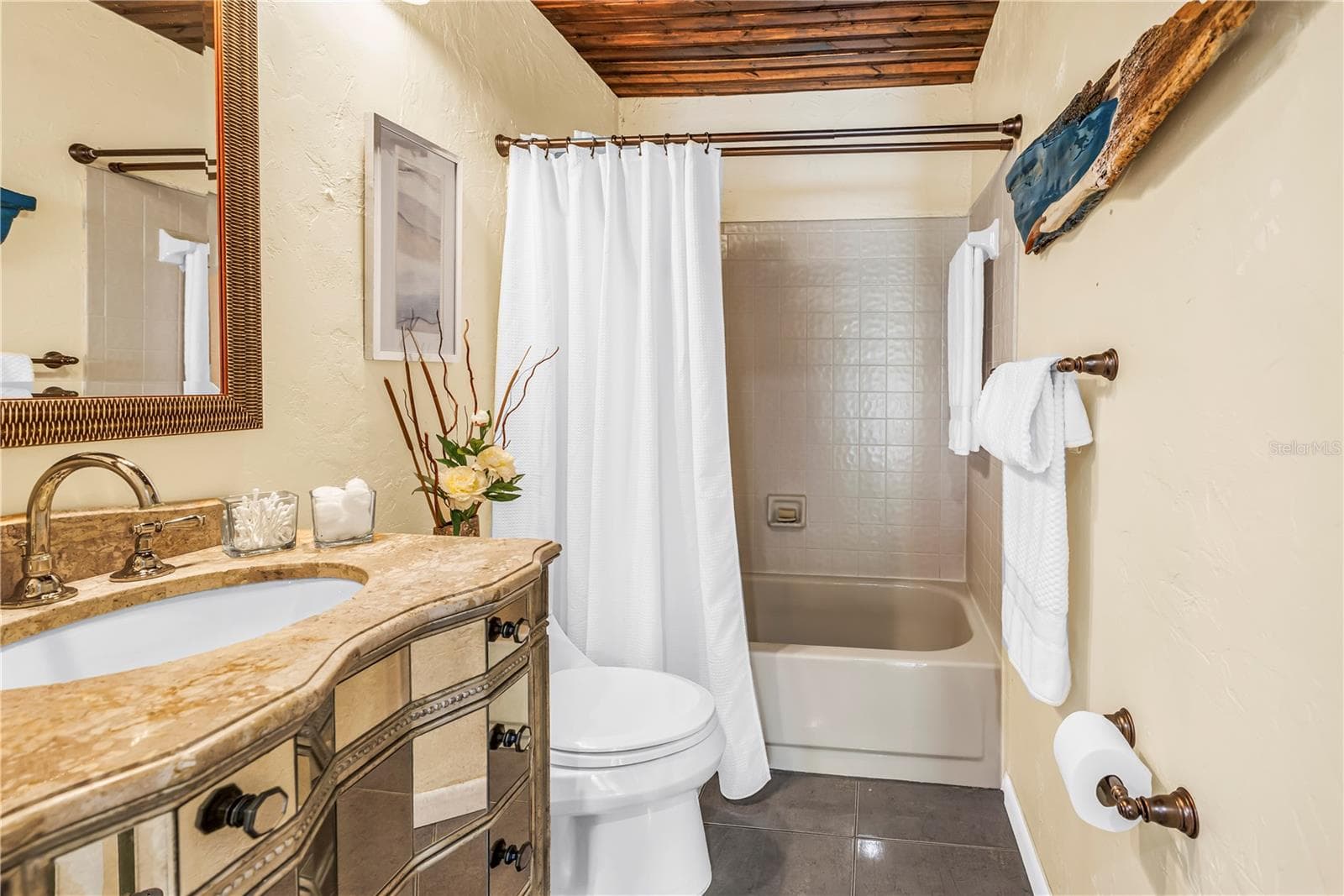 Third Full Bath Downstairs, Nice!! - 990 SAN CARLOS CT NE, ST PETERSBURG