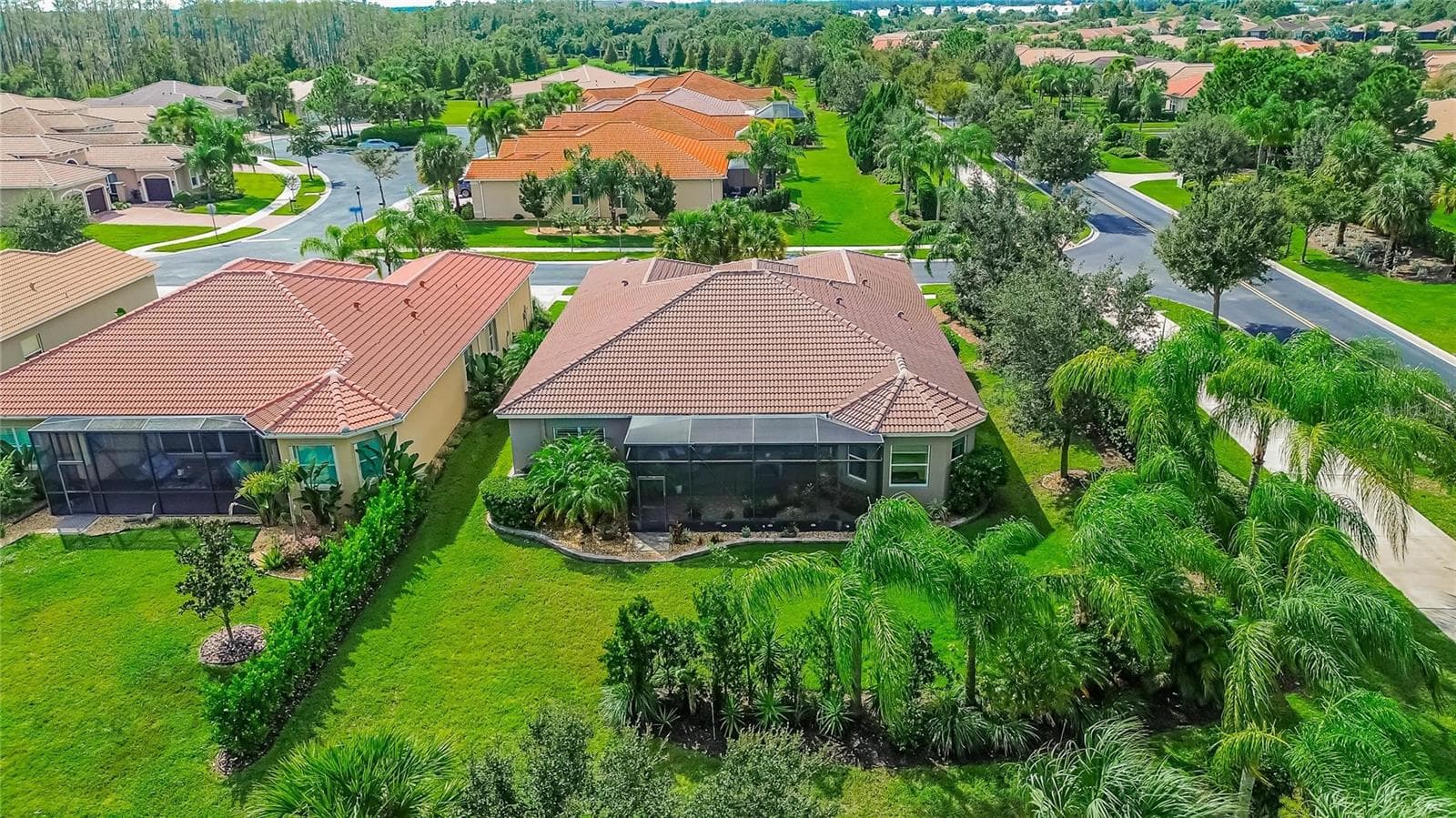 Exterior Rear Aerial View - 5002 EMERALD ISLE DR, WIMAUMA