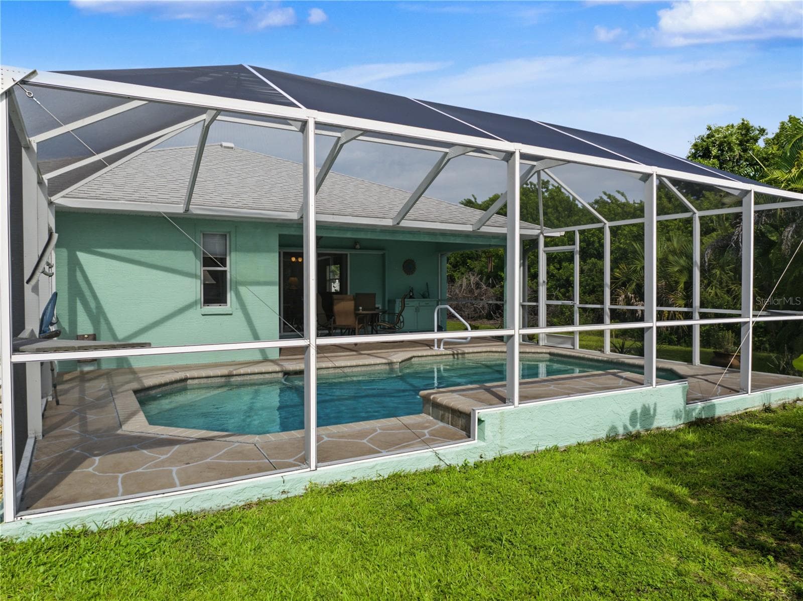 Heated Pool - 107 BYRON CT, ROTONDA WEST