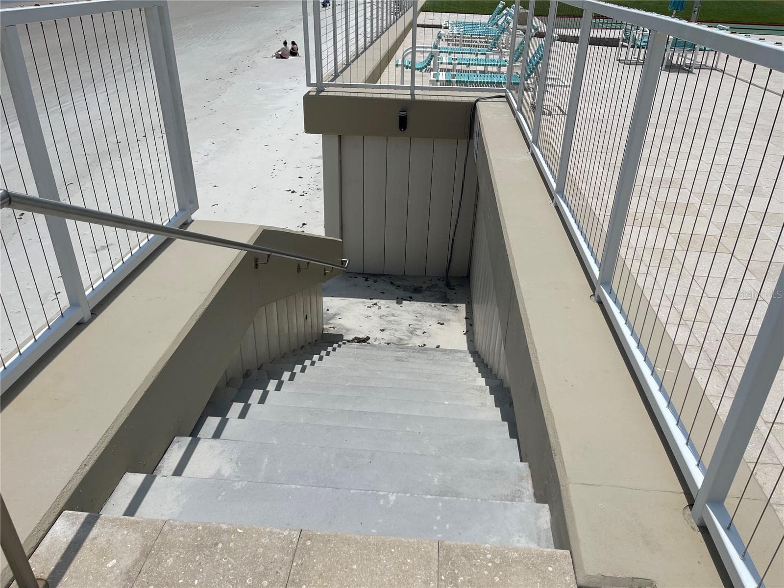 Newly installed beach staircase - 4501 S ATLANTIC AVE #4240, NEW SMYRNA BEACH