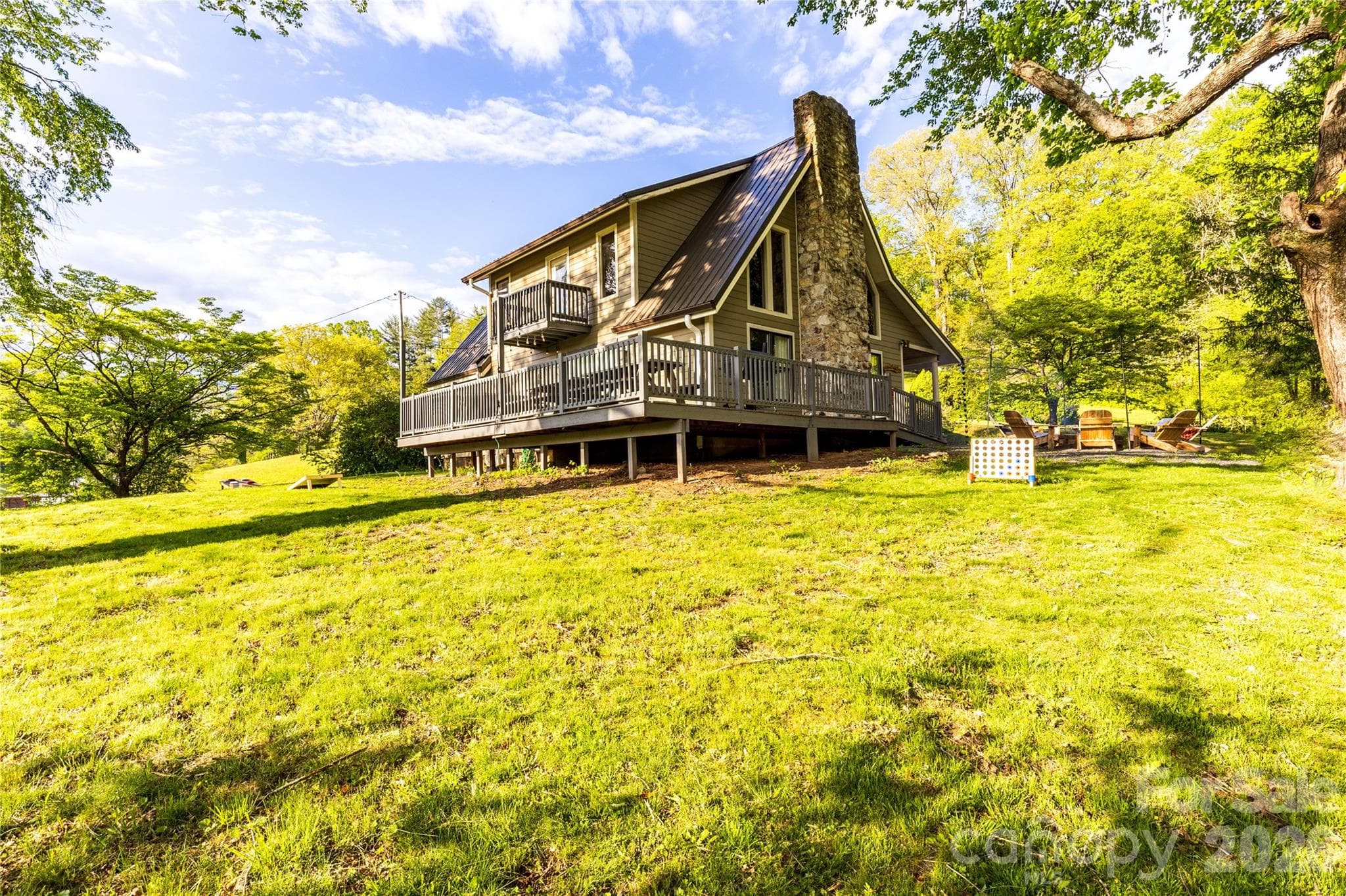 Large level yard! - 540 Toot Hollow Road, Bryson City
