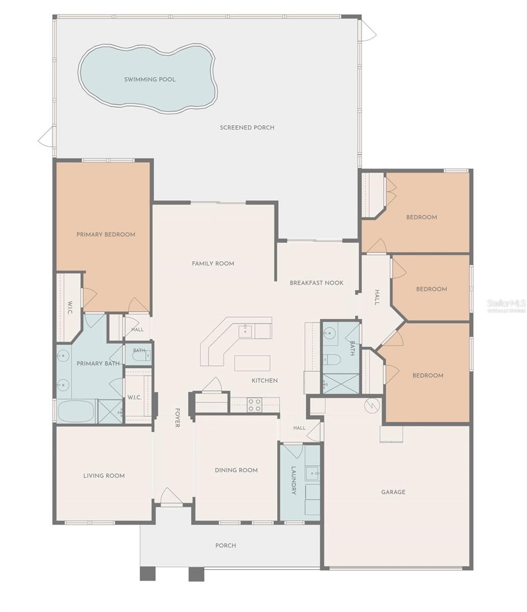 Virtually Staged - 1535 ROLLING MEADOW DR, VALRICO