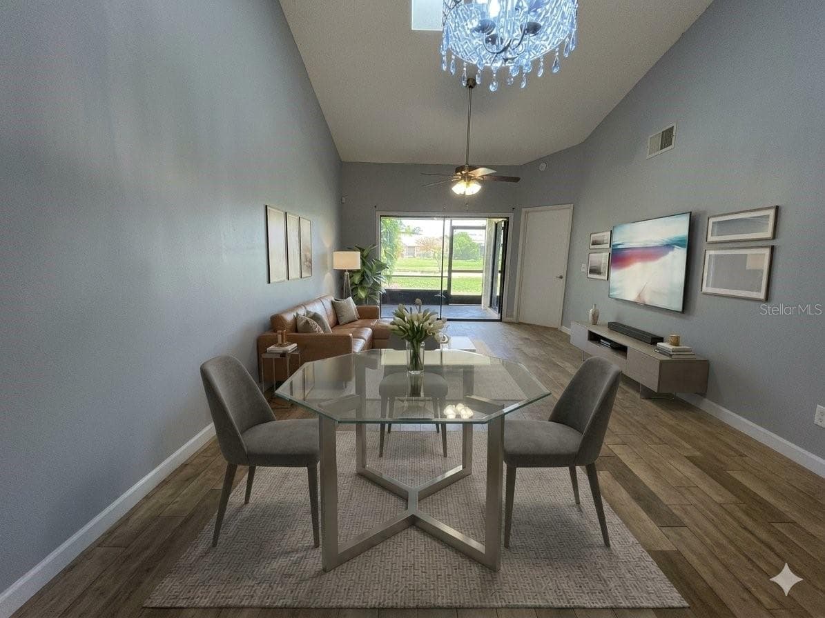 Living & Dining combo Virtually Enhanced - 82 LAKEPOINTE CIR #82, KISSIMMEE