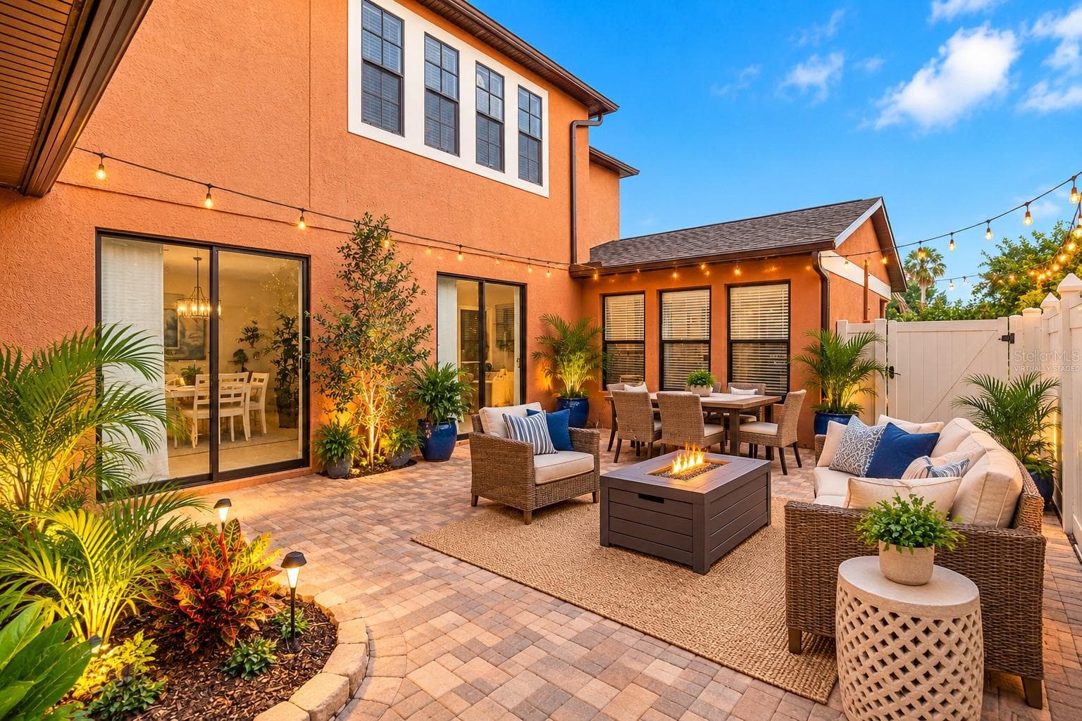 Courtyard Potential-Virtually Staged - 3053 GLENRIDGE CIR, MERRITT ISLAND