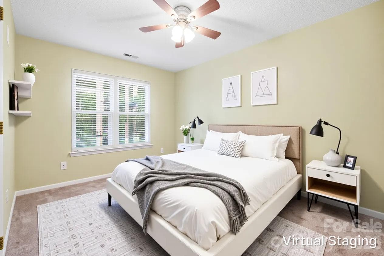 Bedroom 2 - 1629 Sugar Hollow Drive, Charlotte
