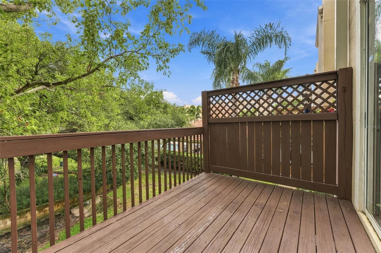 Balcony off kitchen - 3121 BAYSHORE OAKS DR, TAMPA