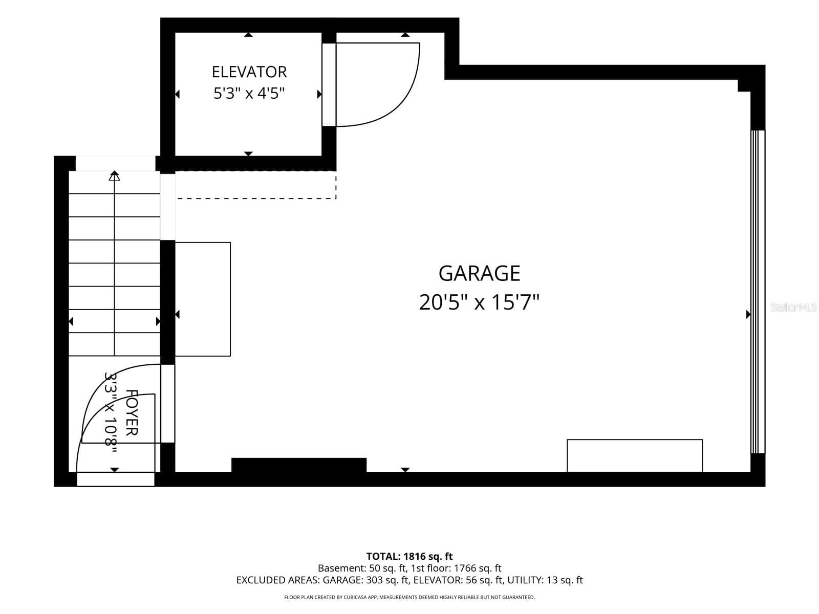 First floor garage with access to living area by stairs or elevator - 8049 TYBEE CT #8049, UNIVERSITY PARK
