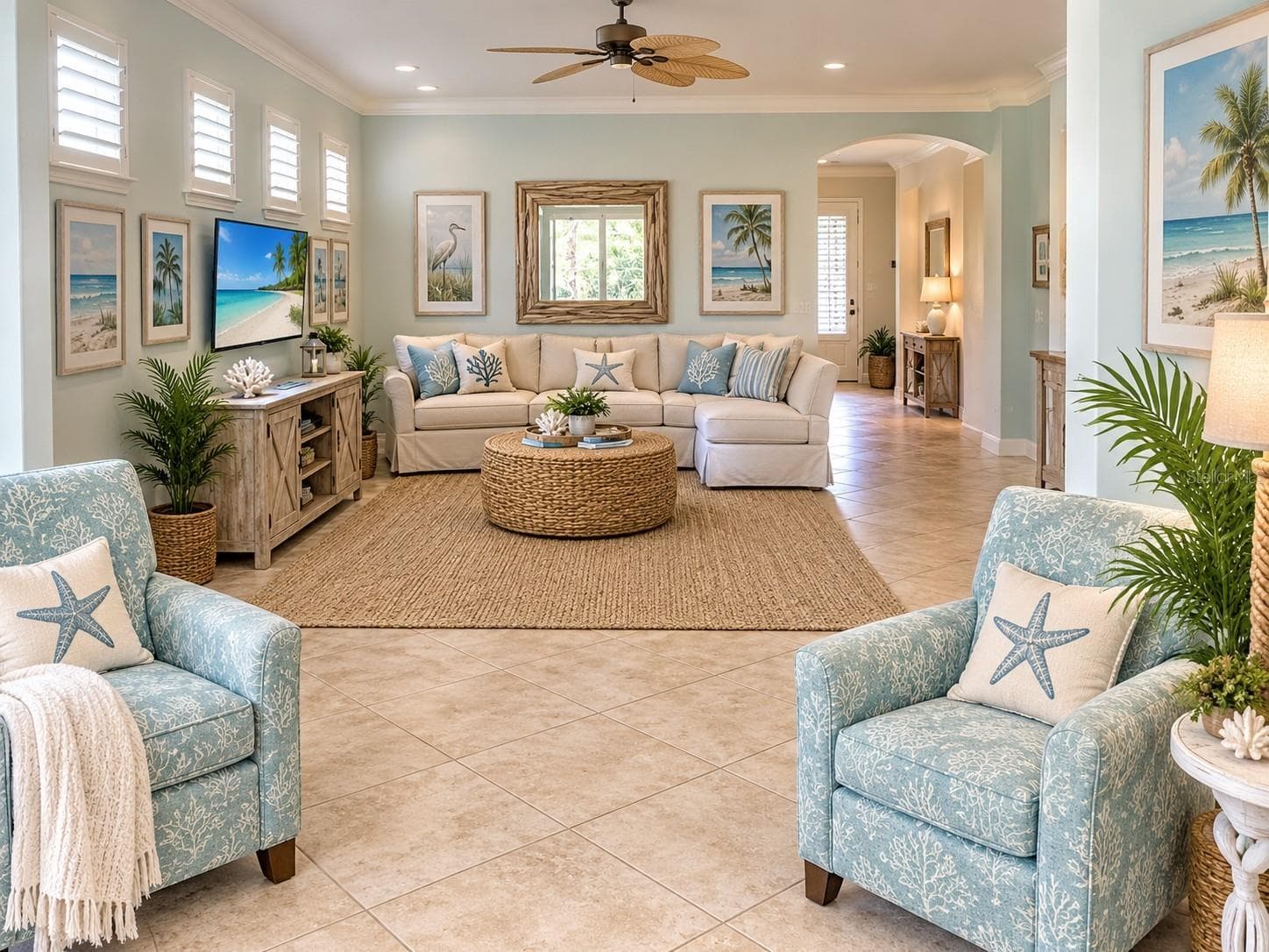 AI Generated living Room - 13908 KARINA ST, VENICE