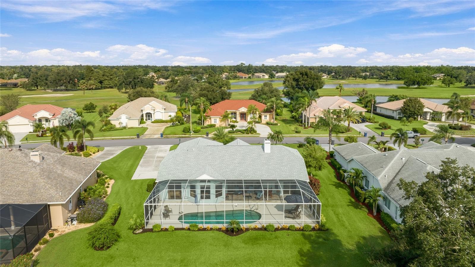 Screened in pool and lanai with lake views! - 3306 LITTLE COUNTRY RD, PARRISH
