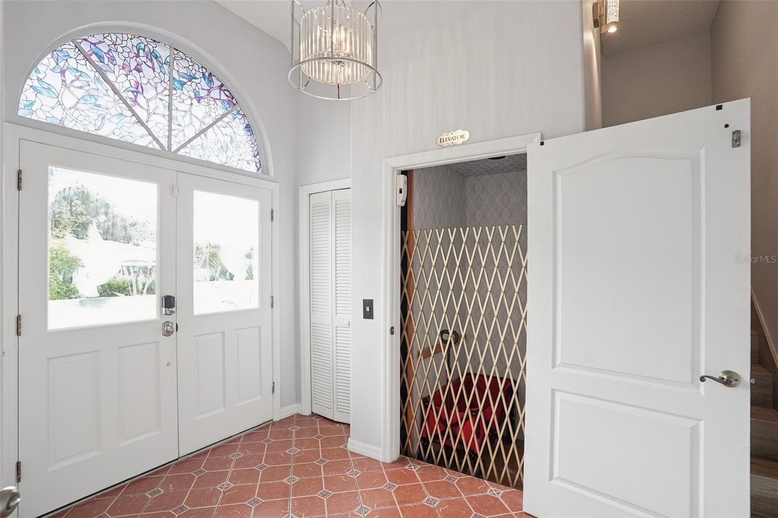 Foyer + Elevator - 585 AMBER LN, COCOA