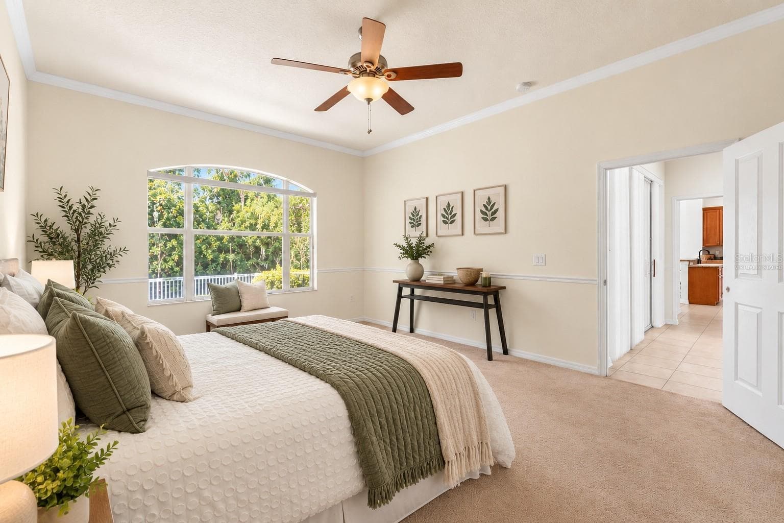Primary Bedroom - Virtually Staged - 16132 IVY LAKE DR, ODESSA