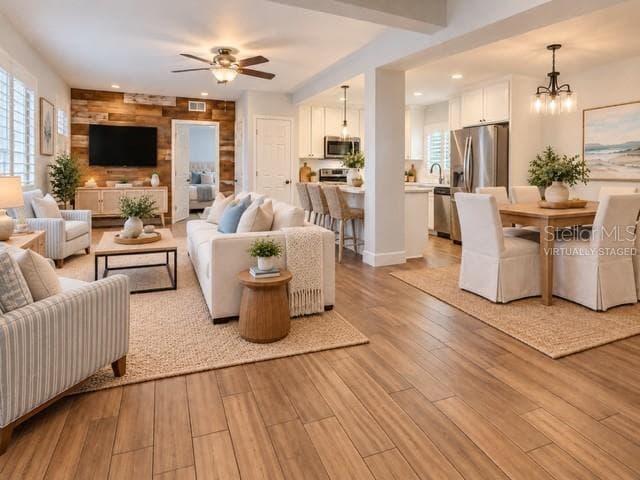 Virtually Staged for furniture layout - 5618 31ST AVE N, ST PETERSBURG